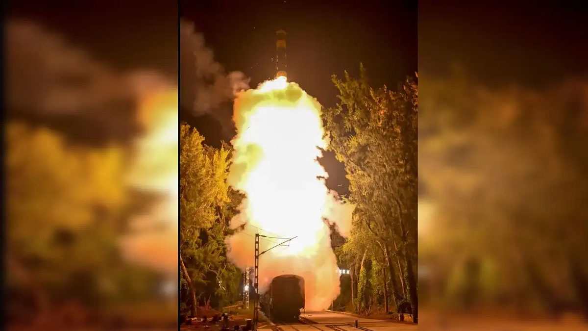 Agni Prime Rail Launch