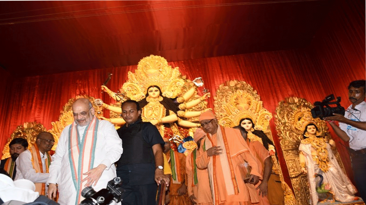 Amit Shah Gears Up for Bengal Visit During Durga Puja, Pandal Inauguration on Cards