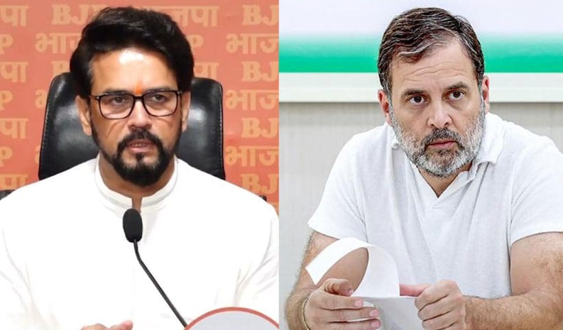 Rahul Gandhi Anurag Thakur clash