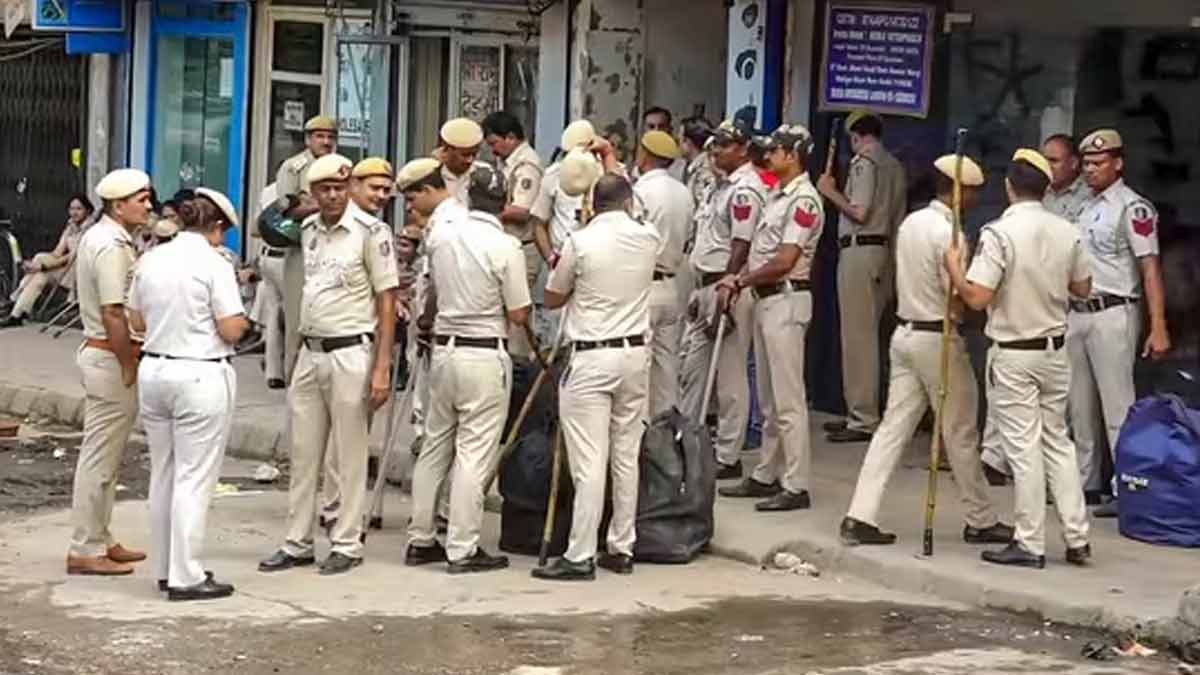 Delhi Police raid