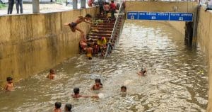 Floods and landslides North India