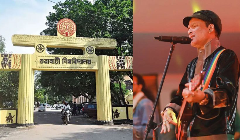 Zubeen Garg Gauhati University Tribute