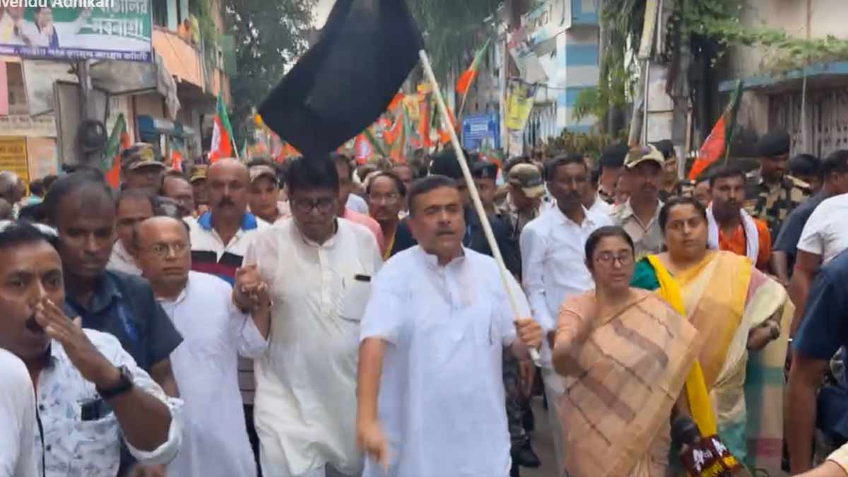 Shuvendu Adhikari protest