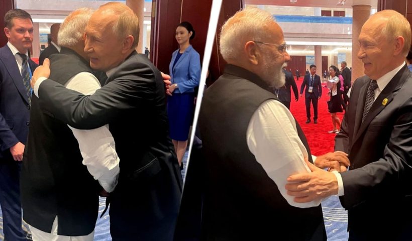 Modi Putin Meeting SCO Summit