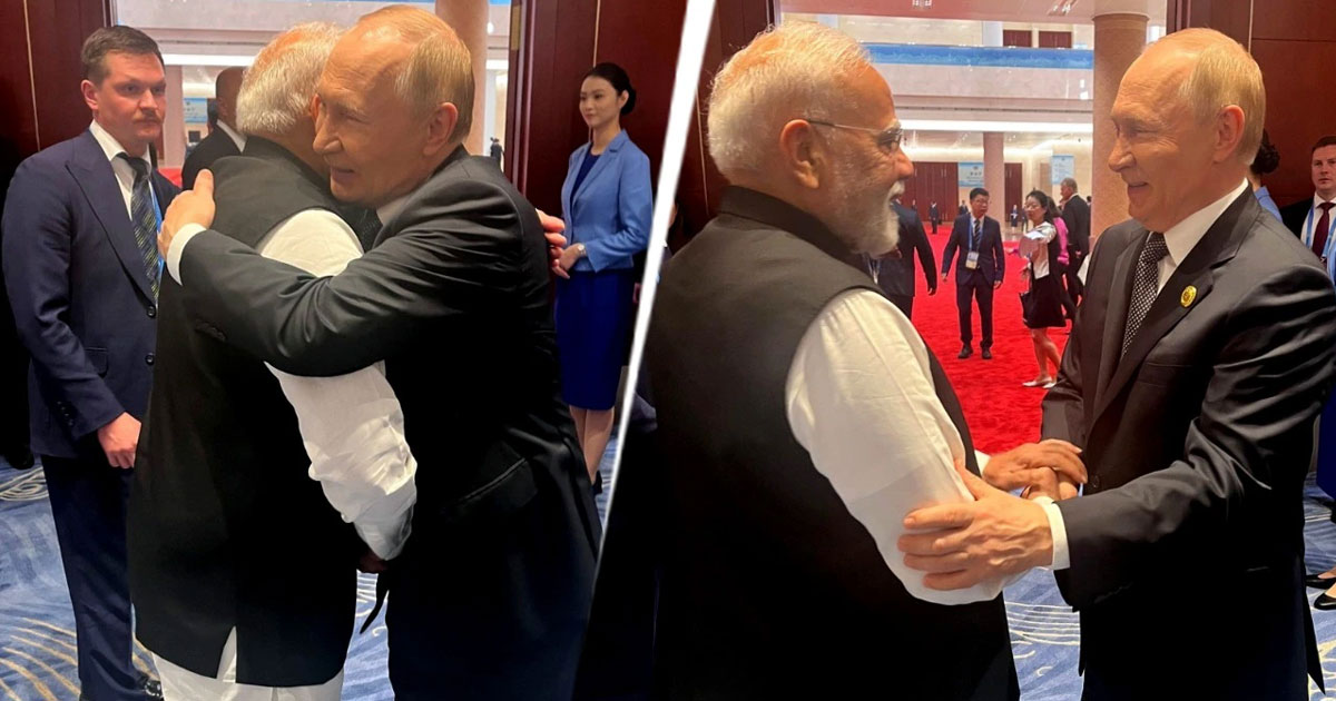 Modi Putin Meeting SCO Summit