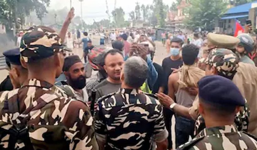 India Nepal border sealed