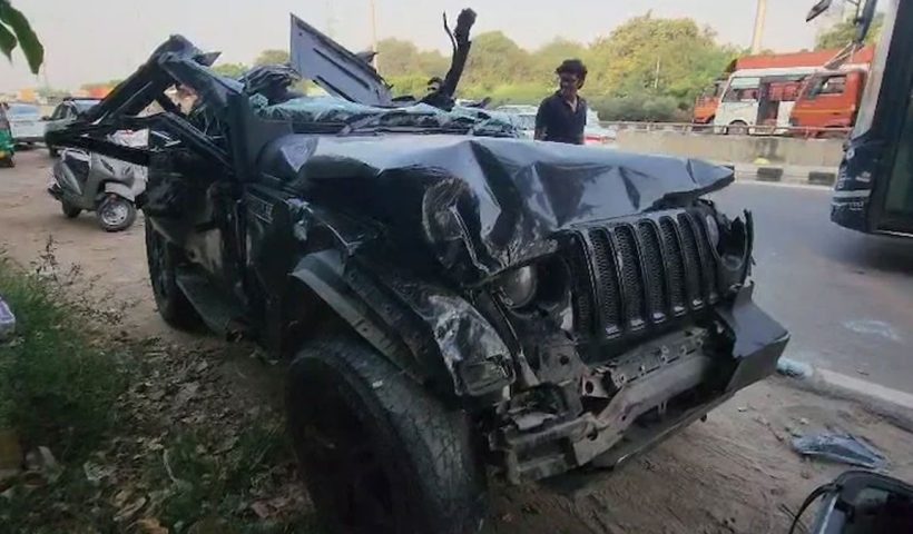 Gurugram Thar Accident