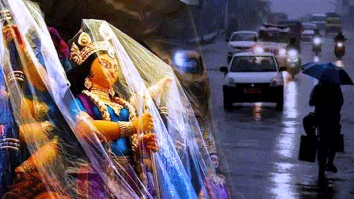 Durga Puja Weather Alert: Bengal Faces Heavy Showers as Depressions Form Over Bay