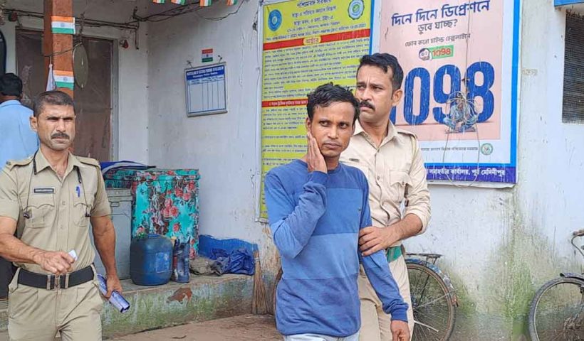 নাবালিকাকে শ্লীলতাহানির অভিযোগে গ্রেফতার যুবক