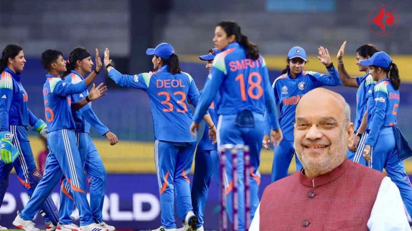 Amit Shah tweet on Perfect Strike after India beat Pakistan in ICC Womens World Cup after