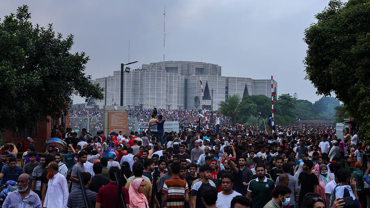 Bangladesh Parliament Protest