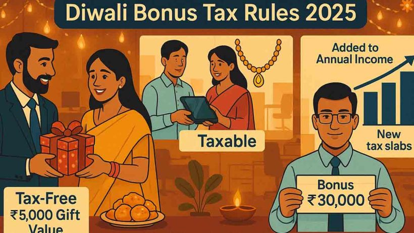 Diwali Bonus Tax Rules 2025: Gifts up to ₹5,000 are tax-free, while cash bonuses and expensive gifts are taxable. Know the income tax rules in detail.