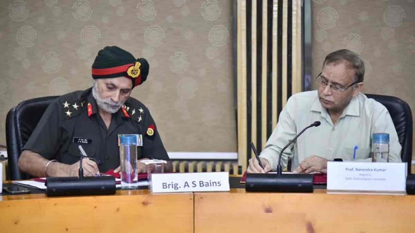 Indian Army and Delhi Technological University sign MoU to collaborate on AI, robotics, cyber security, and defence technology, boosting Atmanirbhar Bharat.