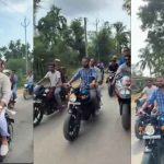 নীতির পাঠ দেন, কিন্তু হেলমেটের পাঠ ভুলে গেলেন বিজেপি সাংসদ মাল্লা!