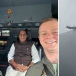 অস্ট্রেলিয়ান বিমানে বসে আছেন রাজনাথ সিং, আকাশে বিমানের কীর্তি