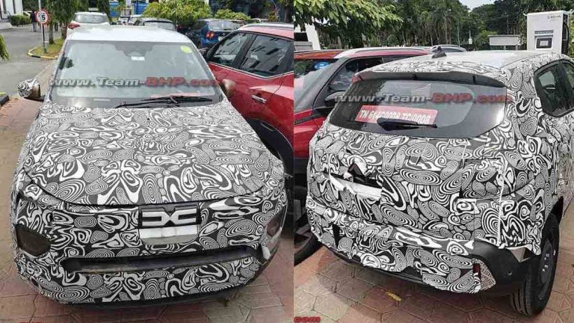 Renault Kwid EV spotted