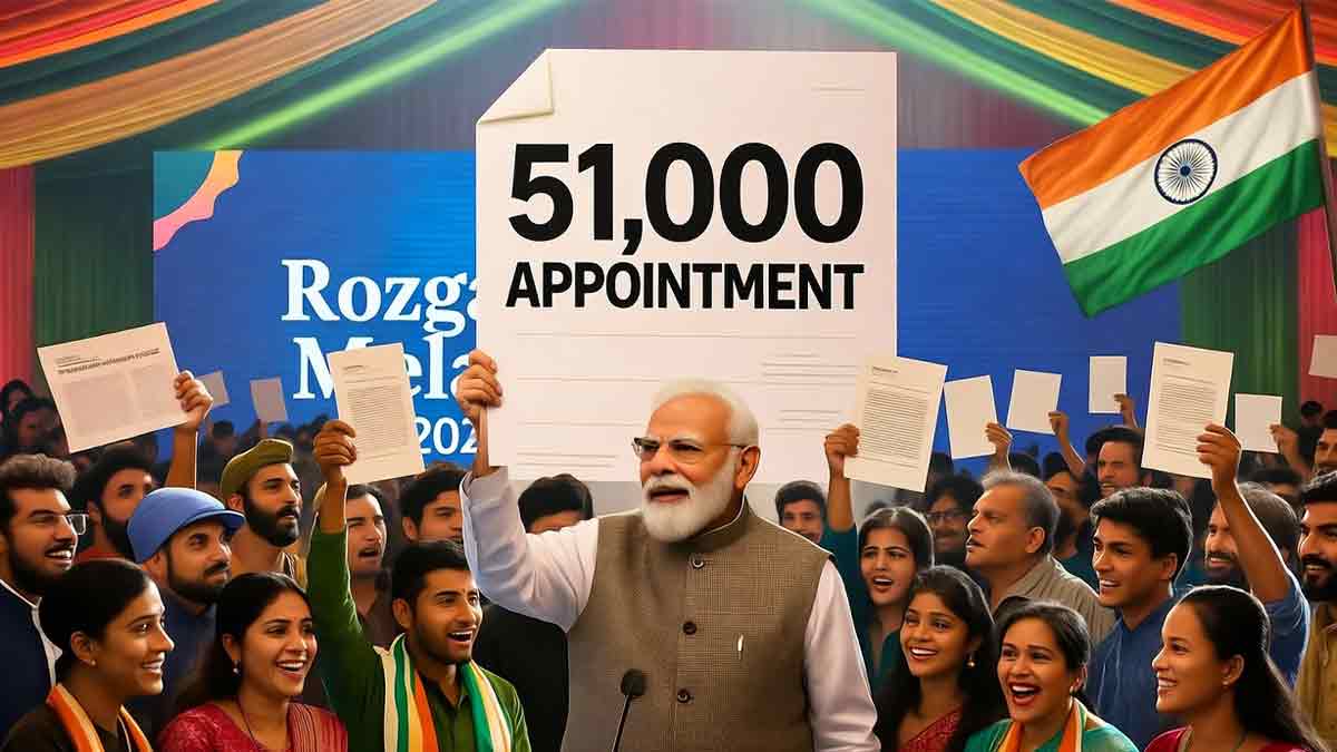PM Narendra Modi will distribute appointment letters to over 51,000 candidates during the 17th edition of Rozgar Mela, boosting employment and strengthening India’s workforce.