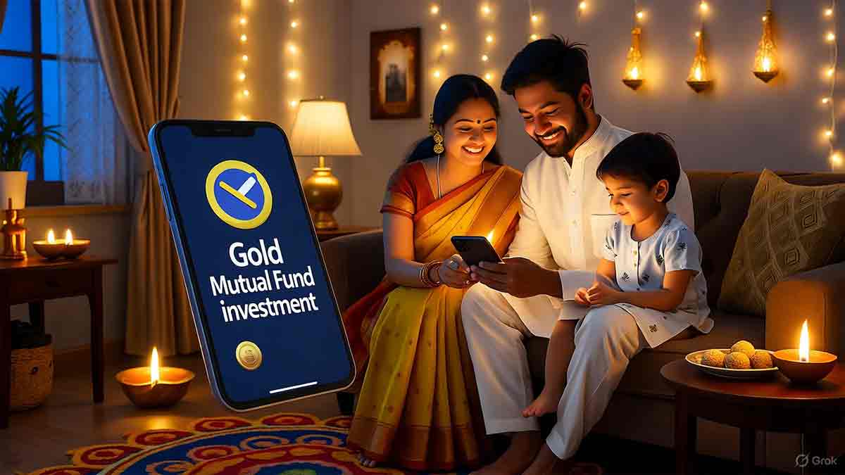 This Dhanteras 2025, don’t just buy gold jewellery. Invest smartly in Gold Mutual Funds for safer, long-term wealth creation and portfolio stability.