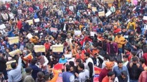 lucknow-69000-teacher-recruitment-case-protest-supreme-court-delay