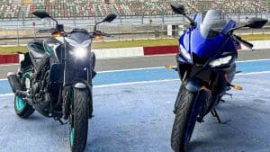 Yamaha R3 and MT-03
