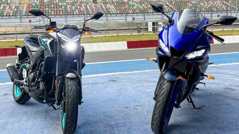 Yamaha R3 and MT-03