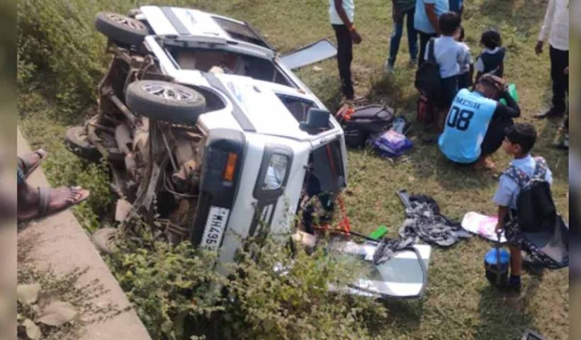 bhandara-school-van-accident-maharashtra