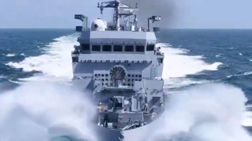 INS Androth Commissioning