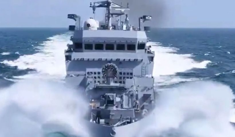 INS Androth Commissioning