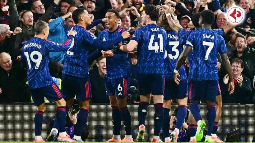 Leandro Trossard’s goal gave Arsenal a 1-0 win over Fulham, taking them three points clear at the top of the Premier League as Arteta’s side extended their unbeaten run to eight games.