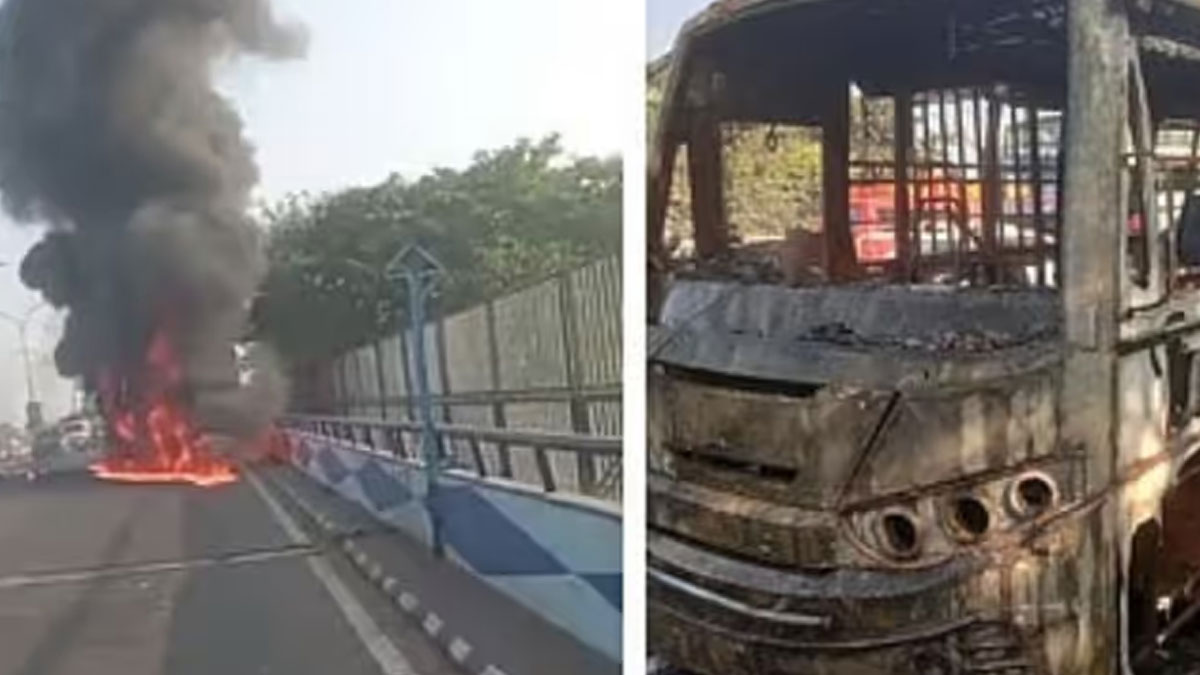 Vidyasagar Setu Bus Fire