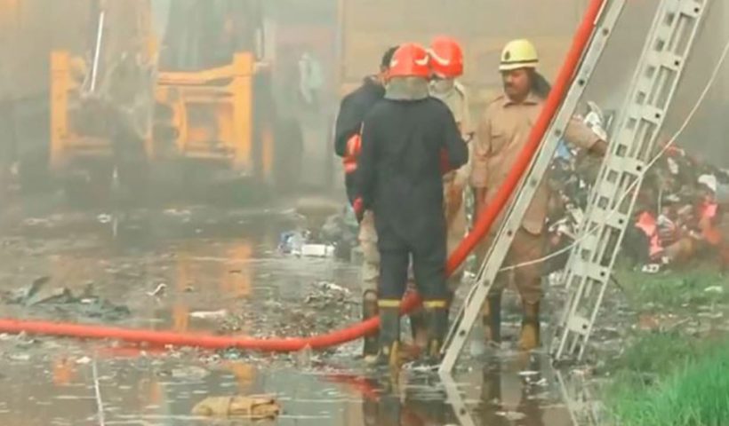 Delhi Sanjay Gandhi Transport Nagar Fire