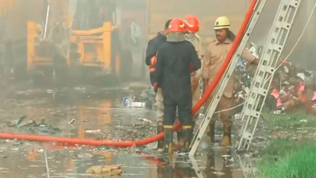 Delhi Sanjay Gandhi Transport Nagar Fire