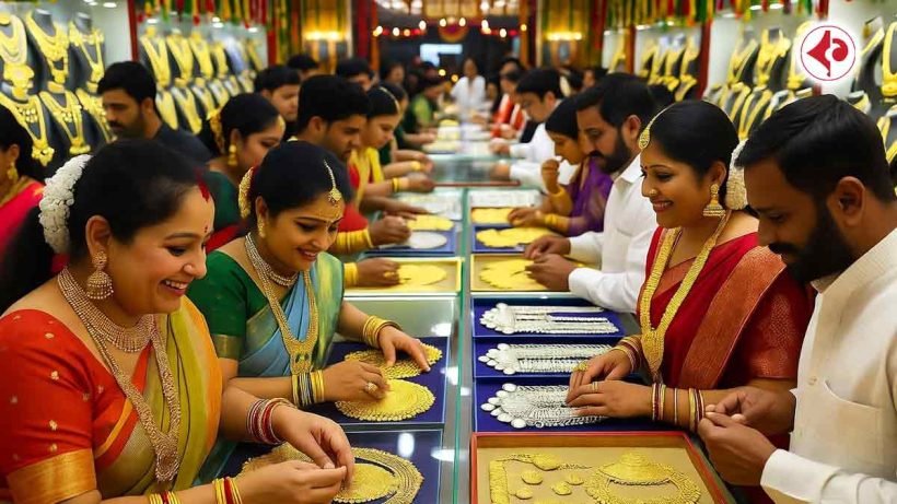Dhanteras 2025 set a new record with jewellery sales worth ₹85,000 crore in just two days. GJC reports 50–60 tonnes of gold and silver sold; festive season may cross ₹1 lakh crore.