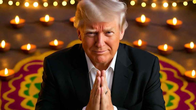 Former US President Donald Trump wishes Diwali greetings, calling it a timeless reminder of light’s victory over darkness and a celebration of family, unity, and hope