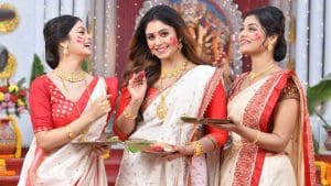 during Durga Puja, West Bengal collected