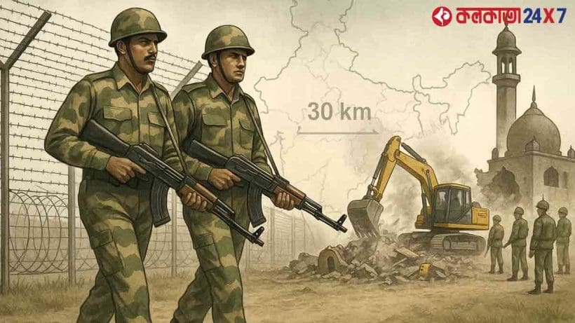 The Home Ministry has ordered 17 border states to demolish all illegal religious structures within 30 km of India’s borders to strengthen national security and prevent misuse by infiltrators.
