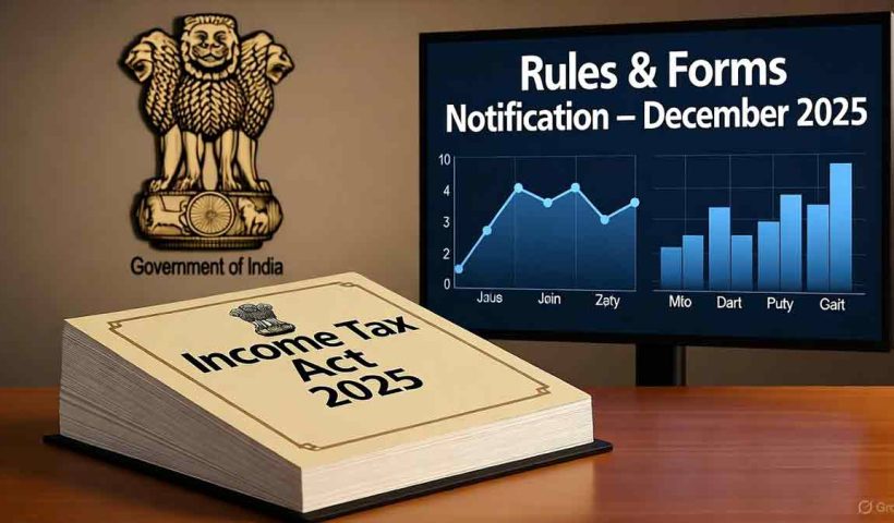 The Indian government will notify all rules and forms under the new Income Tax Act 2025 by December 31. With 400 rules and 180 forms, replacing over 500 existing ones, the new system will be simpler and effective from April 2026.