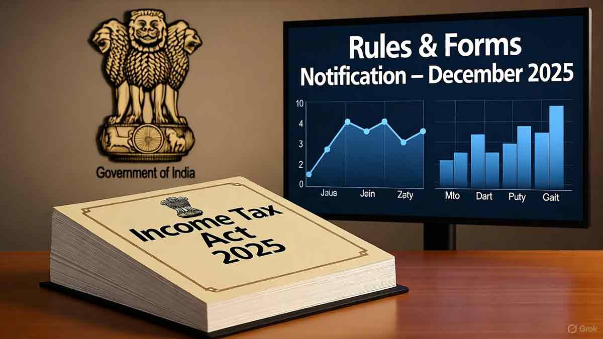 The Indian government will notify all rules and forms under the new Income Tax Act 2025 by December 31. With 400 rules and 180 forms, replacing over 500 existing ones, the new system will be simpler and effective from April 2026.