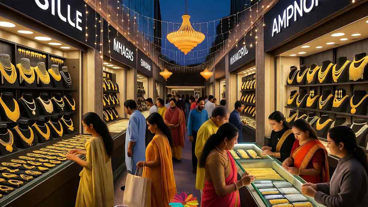 Indian consumers spent nearly ₹1 lakh crore on gold and silver this festive season, a 25% jump from last year despite record high prices.
