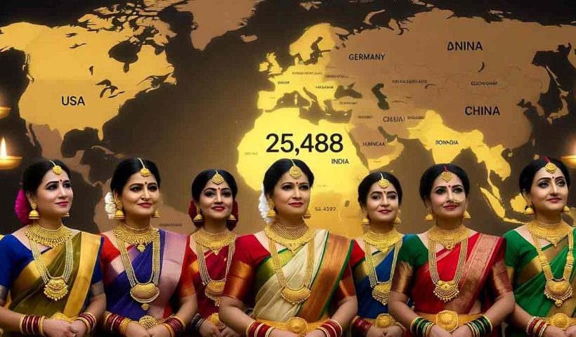 Indian women collectively own 25,488 tonnes of gold, more than the combined reserves of the top 10 countries including the USA, Germany, and China.