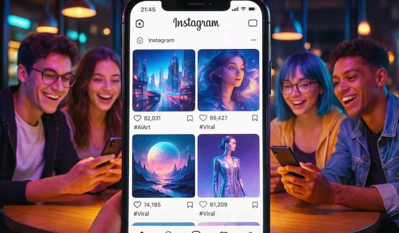 AI-generated art is going viral on Instagram, redefining creativity. From portraits to digital fashion, discover how Gen Z is driving this trend in 2025.