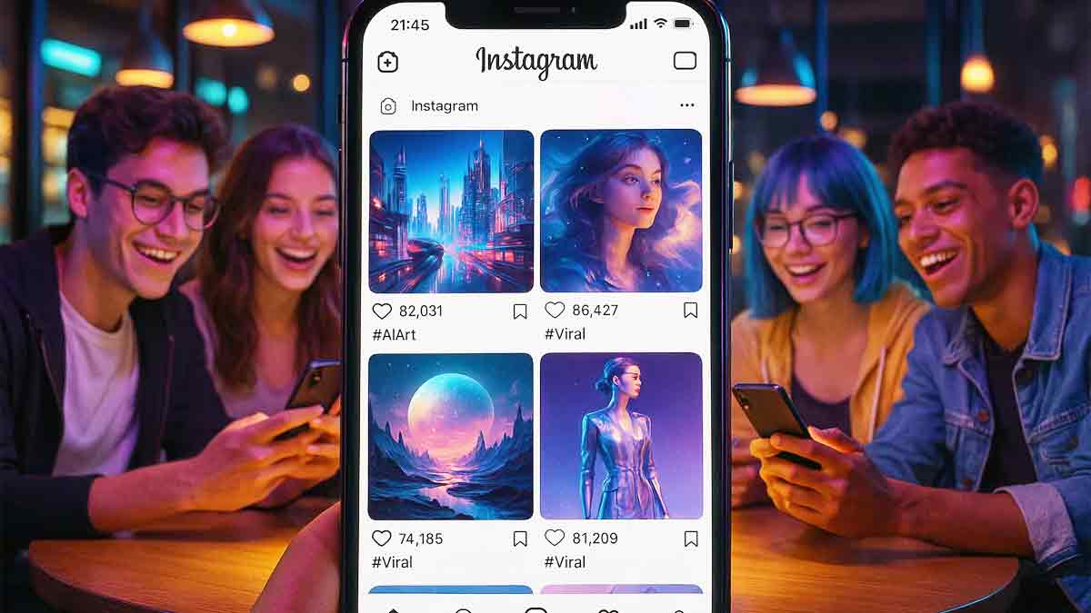 AI-generated art is going viral on Instagram, redefining creativity. From portraits to digital fashion, discover how Gen Z is driving this trend in 2025.
