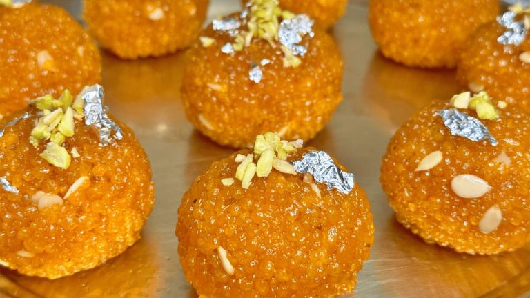 Motichoor Laddu Diwali Recipe