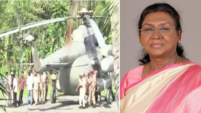 President Murmu Helipad Collapse