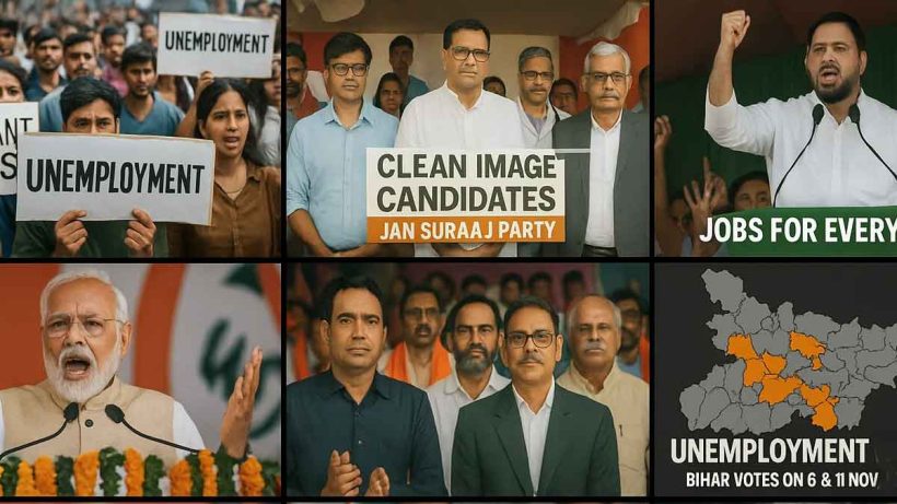 prashant-kishor-jan-suraaj-51-candidates-list-bihar-Assembly-elections-2025-unemployment-job-promises-tejashwi-yadav