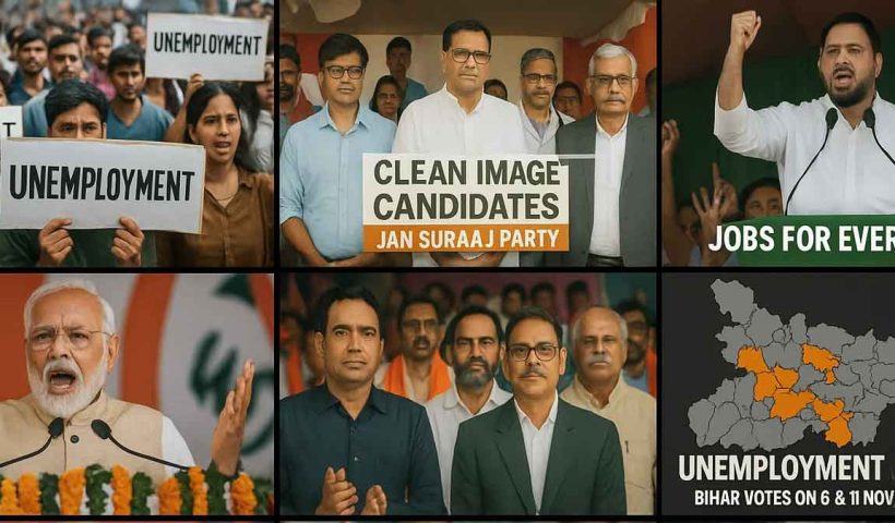 prashant-kishor-jan-suraaj-51-candidates-list-bihar-Assembly-elections-2025-unemployment-job-promises-tejashwi-yadav