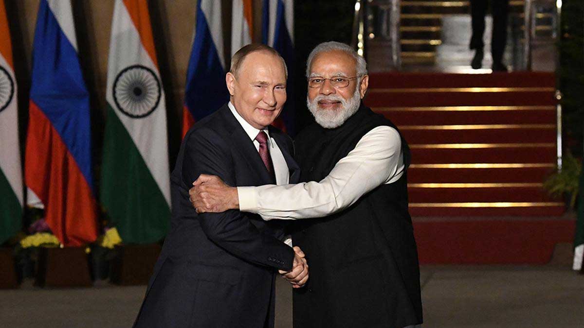 Geo Politics putin in India
