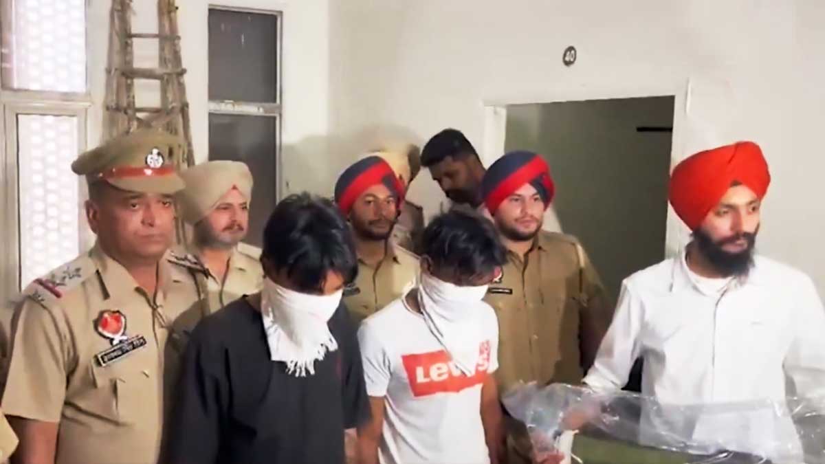 Punjab Police foils ISI-backed terror plot in Amritsar, arresting two operatives and seizing an RPG-22 rocket launcher sent via drone from Pakistan.