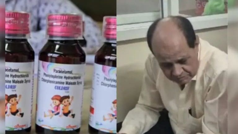 মধ্যপ্রদেশে কফ সিরাপ খেয়ে শিশু-মৃত্যুর ঘটনায় গ্রেফতার চিকিৎসক