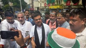 Shuvendu Causes Stir at Election Commission, Tension Mounts